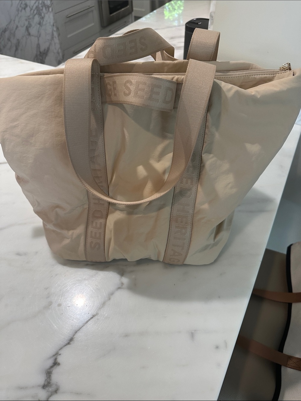 Seed Heritage Neutral Beige Everyday Tote